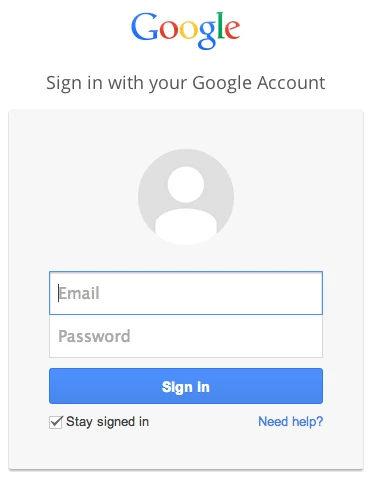 Accesso area clienti con Account Google (Sign-in)