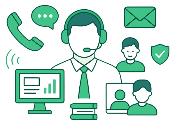 Assistenza clienti ecommerce Pcommerce