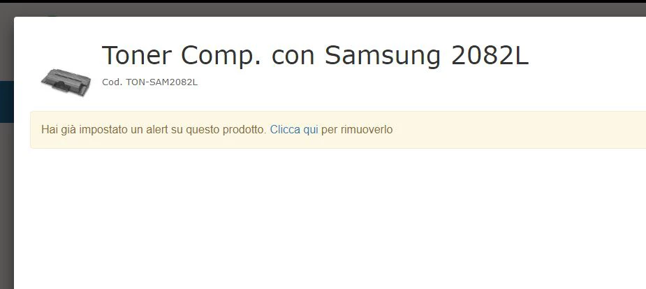 Notifica prezzi