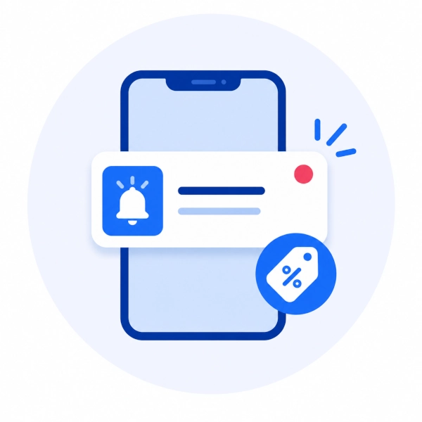 Notifiche PUSH con offerte LAMPO