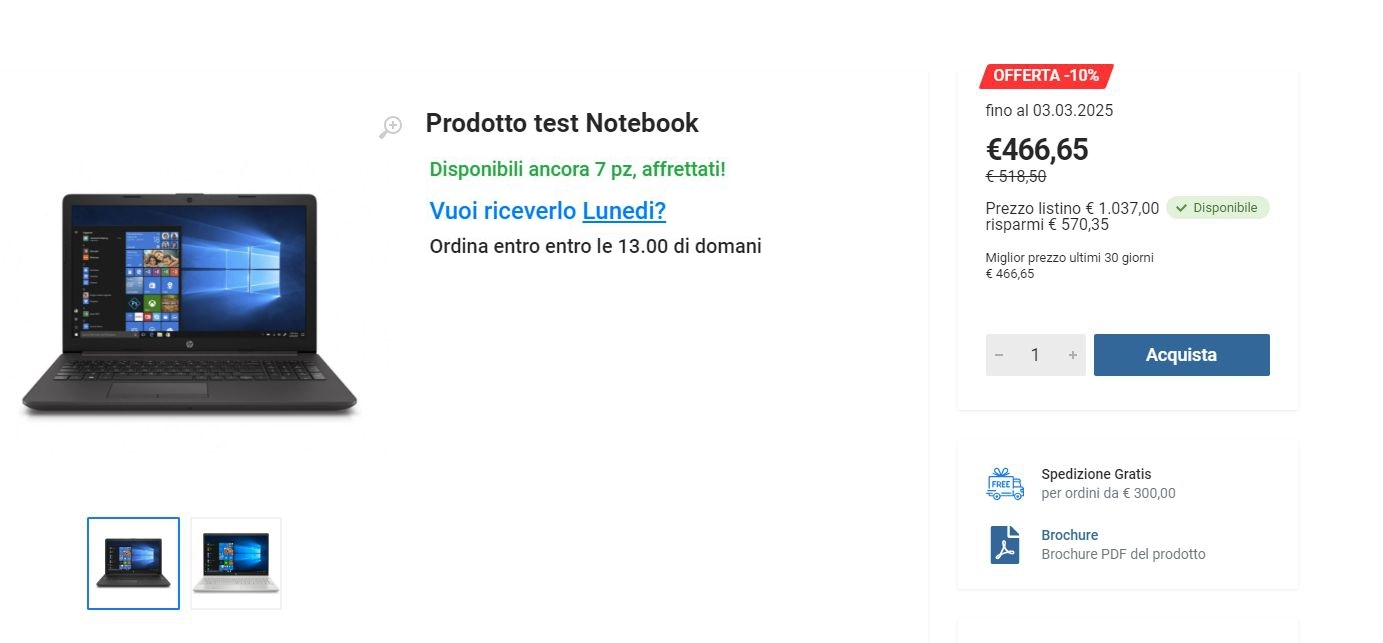 Notifica consegna