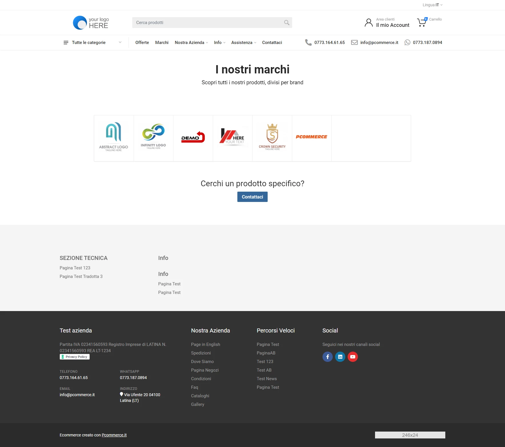 Pagina Brand