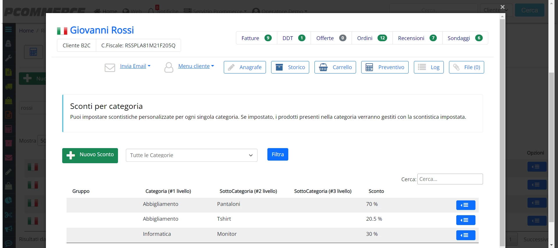Applicazione Scontistiche Extra al cliente